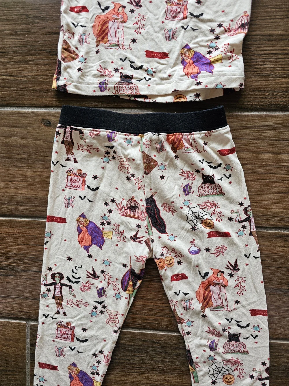 Elisabeth + Faith Hocus Pocus Halloween Pajamas 4T